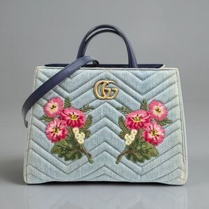 ✨️Authentic Limited Edition Gucci Denim Small Tote Bag